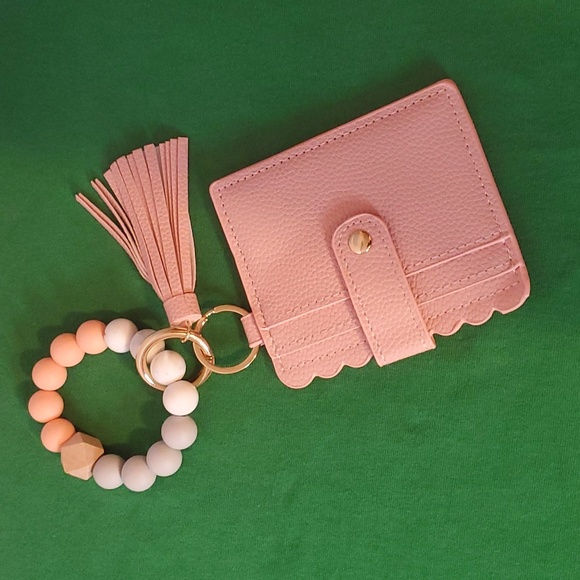 Accessories - Light Pink Wristlet Card Holder
